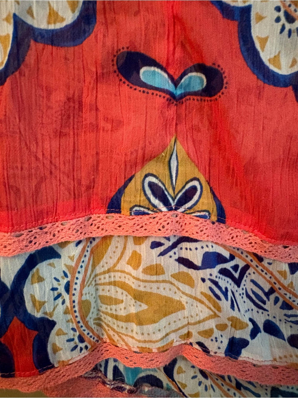 Per Una Paisley Print Sheer Flutter Sleeve Blouse - Picture 7 of 9